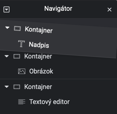 Elementor Navigátor