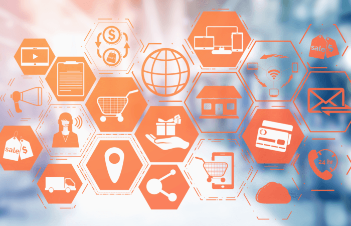 digitálne zobrazenie ikon webstránky, e-shopu...