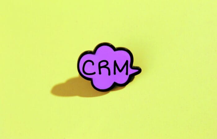 bublina s crm textom