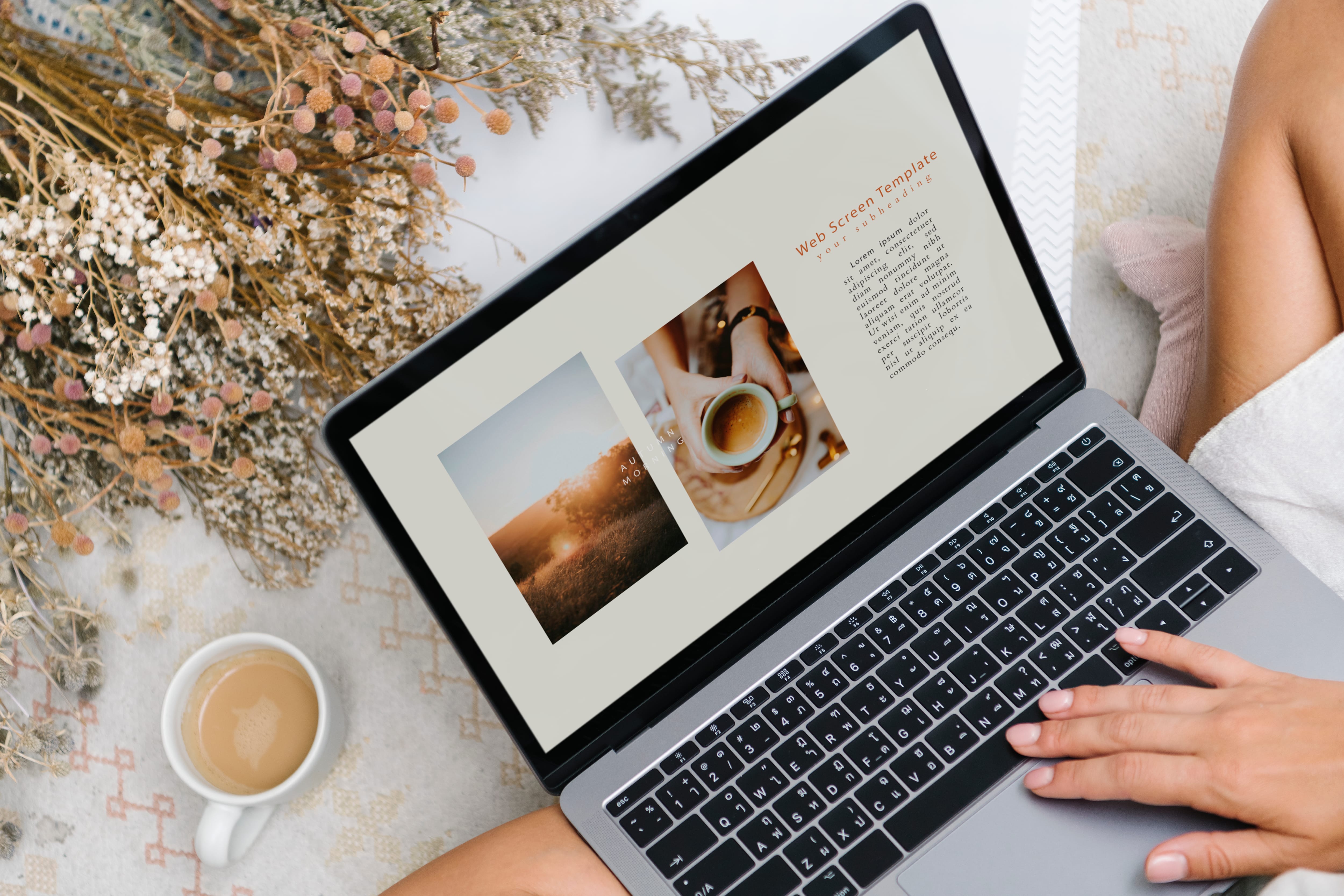 Minimalistická webstránka